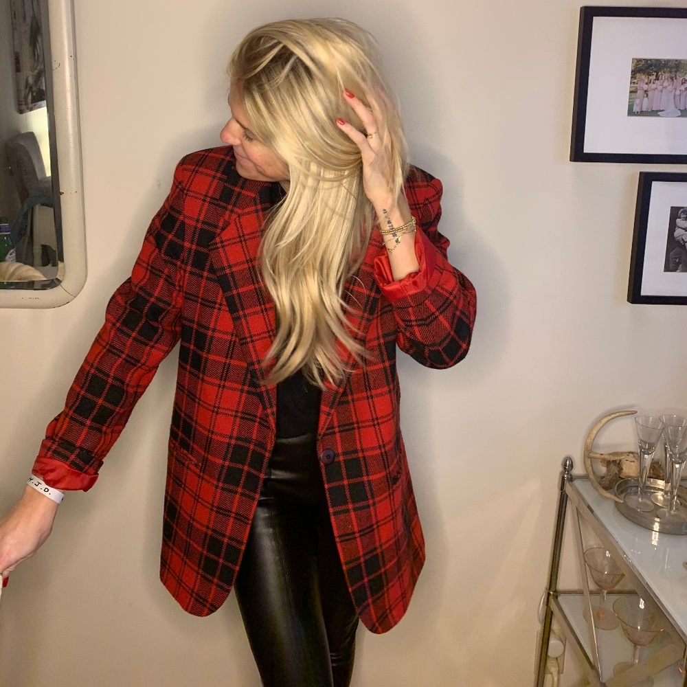 Vintage Oversize Men'swear Inspired Blazer